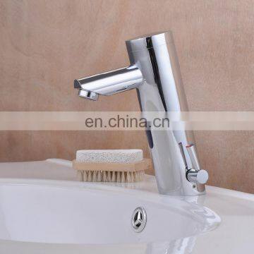 Modern bathroom cold hot water automatic sensor brass faucet