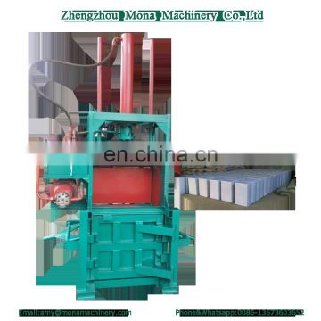 CE standard Vertical PET Plastic bottle Hydraulic Press Packing Machine/Waste cotton Baling Press Machine