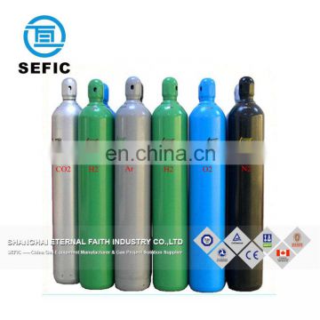 China Supplier Seamless Steel 40L 150Bar Oxygen/Nitrogen/CO2/Hydrogen Oxygen Tank