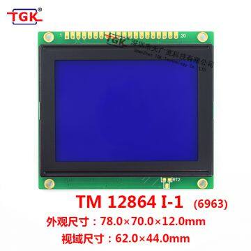 Lcd 128X64 Modules Display TM12864i-1 78x70mm Size 6963c Controller Stn Lcd 12864 Screen Lcd 128X64 Display Screen 12864 Lcd Module photo-2