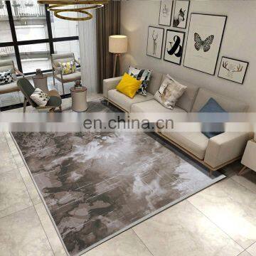 Household modern custom plush pashmina living room rugs