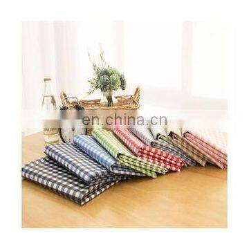 100% Cotton Woven Laminated PVC Checked Table Cloth With High Quality photo-2