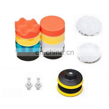 High End Custom Design Car Care Waves Sponge Polishing Wheel photo-4