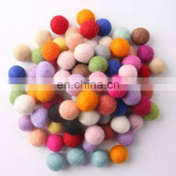 eco-friendly products wool color felt balls