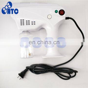 1200W 110v-220v Handheld Atomization Disinfection Fog Machine Stage Smoke Machine Blue Light Nano Steam Gun Hair Spray Machine photo-3