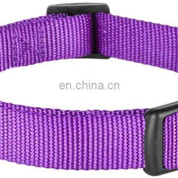 Dark Purple Dog Cat Durable Cheap Adjustable Pet Dog Collar photo-2