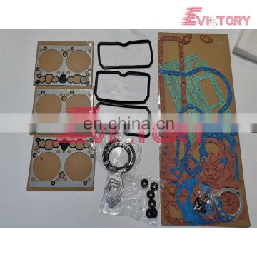 For Doosan Excavator engine repair DE08 DE08T DE08TI DE08TIS piston piston ring cylinder liner full gasket kit engine bearing