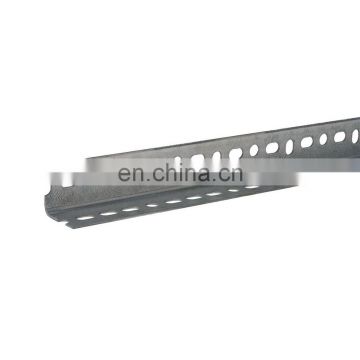 50x50x6 iso standard angle bar size white slotted steel angle