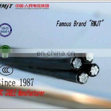 0.6/1kv Xlpe/pvc Insulation Aluminum Conductor Duplex/triplex/Quadruplex Aerial Bunched Cable photo-3