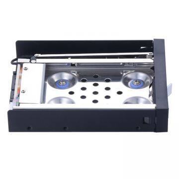 Unestech ST2511 2.5in SATA Anti-vibration Tray-less SSD Hdd Mobile Rack for 3.5in Floppy Drive Enclosure photo-3