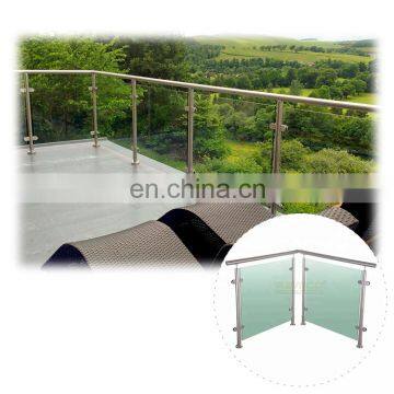 Outdoor Balcony Railing Glass Balustrade Fittings Prices Handrail photo-4