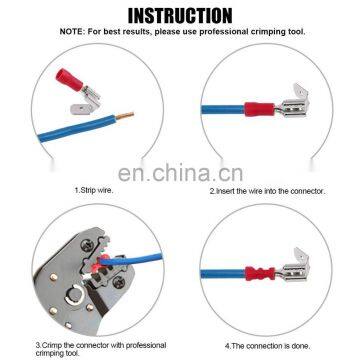 Hampool High Quality Wholesale Automobile Pre-insulated Brass Spade Terminal Connectors photo-6