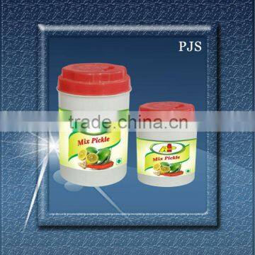 large glass pickle jar set PJS