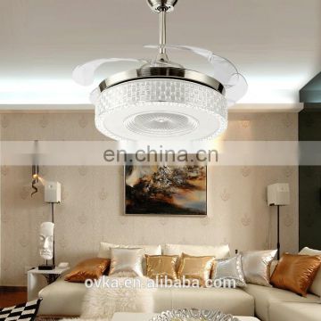 Invisible modern minimalist LED ceiling fan light fan lights living room bedroom home brand