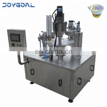 Joygoal - factory automatic mineral / pure water cup / glass filling machines aluminum foil sealing machine