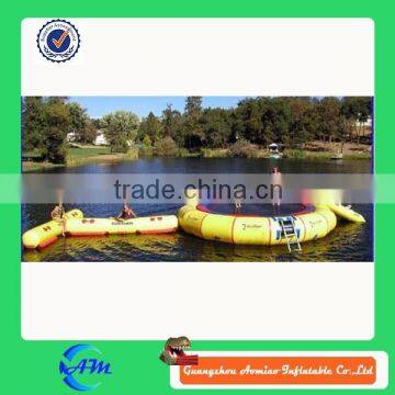 Small inflatable aqua park for kids inflatable water trampoline fopr sale