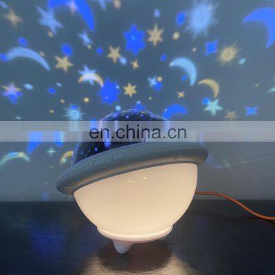 LED starry light projector universe stage moon night light lamp for kids baby home decoration