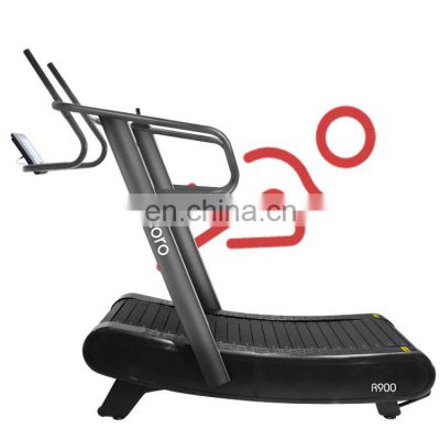 curved treadmill&air runner self-generate running machine for functional trainer exercise equipment mechanical treadmill for gym