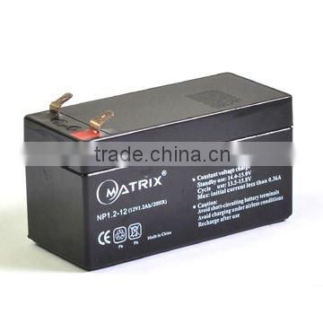 Power supply 12v sealed battery 1.2AH factory