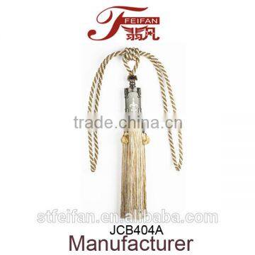 JCD404A curtain tassel wall hook curtain tieback rope