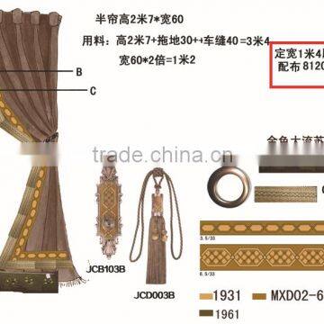 New Chinese Style--copper+coffee,tassel for Curtain,,wholesale Tassels,tassel and Fringe photo-5