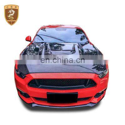 Perfect Fitment 3K Twill Weave Carbon Engine Hood Bonnet For Fod Mustang 2015-2016