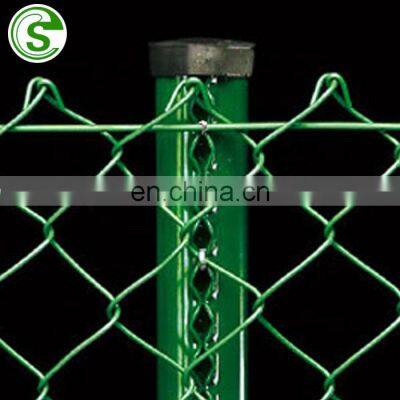 Galvanized Wire Black Vinyl Coated Wholesale Chain Link Fence