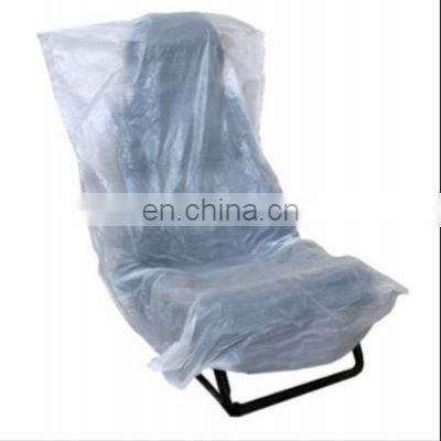 Wholesale Car Disposable Front Automotive Seat Covers Vehicle PE Clear Plastic