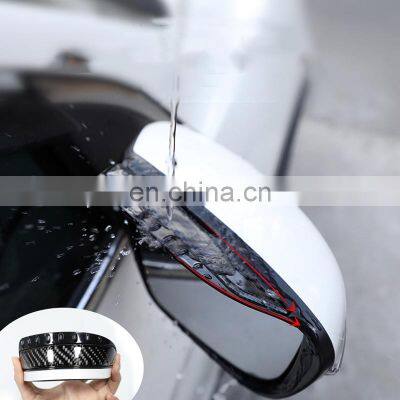 Modification Of Carbon Fiber Stickers Fiber Rain Shield For Automobile General Purpose Rear View Mirror Reversing Mirror Rain