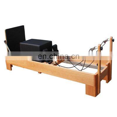 Pilates Solid Wood Flat Bed Fitness Equipment Wooden For Body Balance Yoga Reformer Pilates For Buy