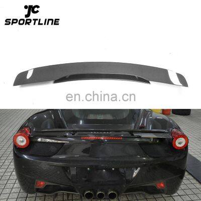 Carbon Fiber Car Spoiler for Ferrari 458 Spider Base Convertible 2-Door 11-13