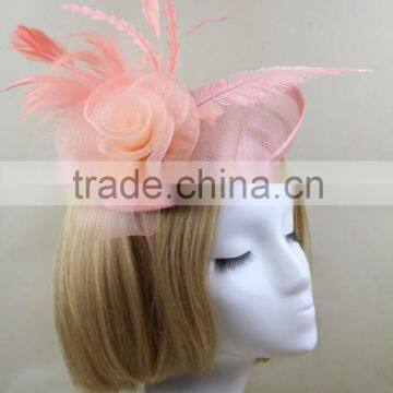 Handmade Fancy Sinamay Base Hairband Fascintor Hat photo-2