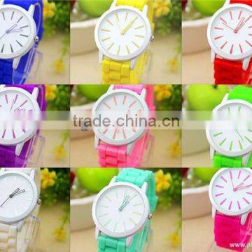 hot promotional gift jelly silicone sports unisex watch