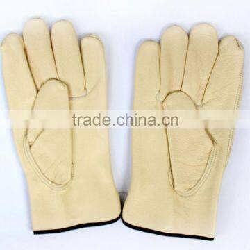 cow grain Leather drivers driving gloves with cheap price