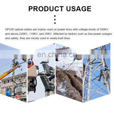 OPGW OPGW GL Fibra Optica Aluminum Opgw