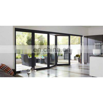 Aluminum Security Grill Bi Fold Folding Glass Accordion Doors