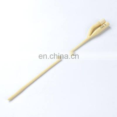 Hotsale manufacturer two ways latex foley catheter