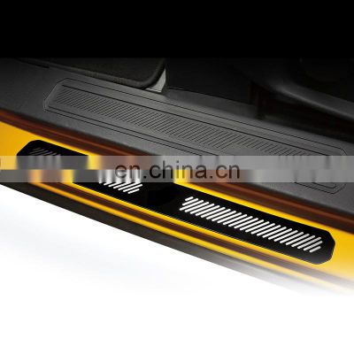 Car Protection Accessories Outer Door Sill Scuff Plate Threshold Stainless Steel For Ford Bronco