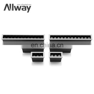 Square Rectangle Shape Anti Glare Black White Grey 3 5 7 8 12 15 W LED Linear Downlight