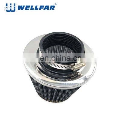 Wellfar Universal Conical Filter High Flow Racing Performance Air Intake Sport Clamp Air Filter Parts photo-3