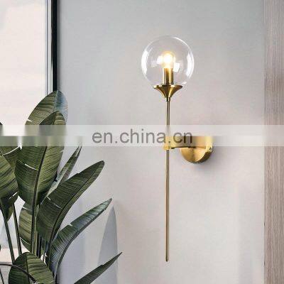 Modern Simple Indoor Hotel Room Bedroom Bathroom Mounted LED Wall Lamp Light For Decoration