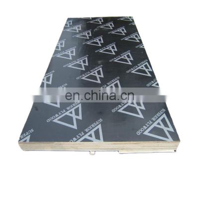 1220x2440mm Black Brown Film Faced Plywood Marine Playwood 18mm Phenolic Building Boards