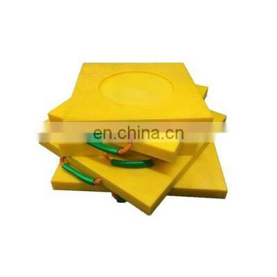 Jack outrigger pad outrigger pads for terex mobile crane pe outrigger pad