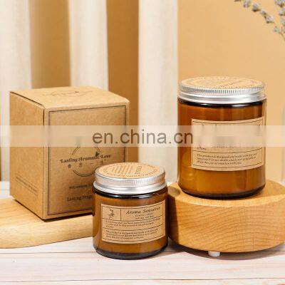 Soy Wax Wholesale Aromatic Candles Romantic Luxury Multiple Scents Scented Candles Jar Pot Bougie For Home Decor