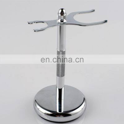 Chrome Stainless Steel Shaving Razor Brush Drip Stand