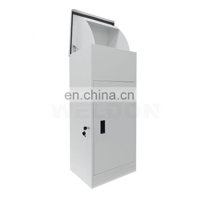 Outdoor parcel dropping Waterproof Home large parcel drop box with combination lock