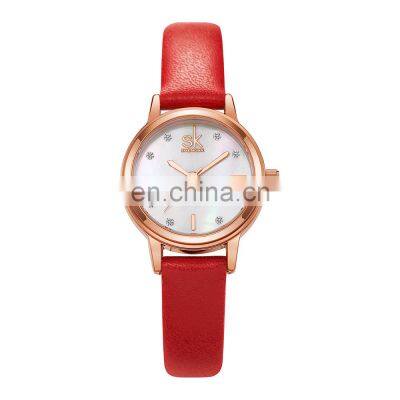 SHENGKE Chinese Classic Red Watches K9024 Small Dial Watch Ultra Lady Wrist Watches Fancy Chic Women Handwatch photo-2