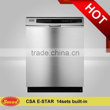 Undercounter fully built in/integrated front loading dishwasher with E-star