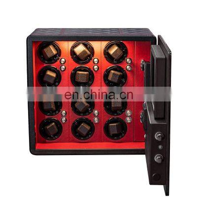 JIMBO Automatic Watch Winder With 12 Slots Touch Screen Japanese Mabuchi Motor Luxury Automatic Watch Winder Box photo-3