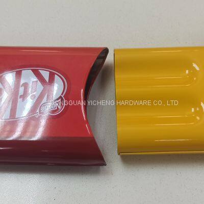 3-cigars Tin Humidor Robusto Tin Box Chocolate Packing Tin Box photo-2